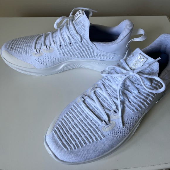 Under Armour Dynamic Intelliknit Training Shoe in White Size 11 NWOB - Picture 10 of 10